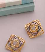 Gold earrings