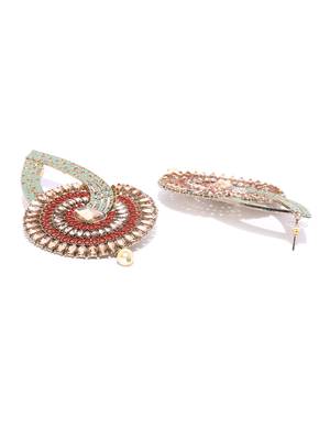 Red earrings 3