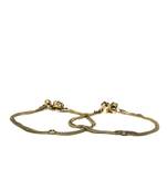 Gold anklets