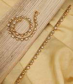 Gold anklets