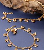 Gold anklets