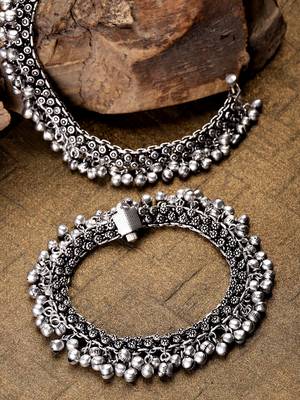 Silver anklets 1