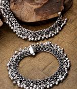 Silver anklets