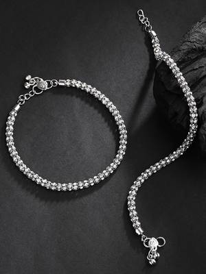 Silver anklets 1