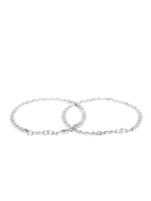 Silver anklets 4