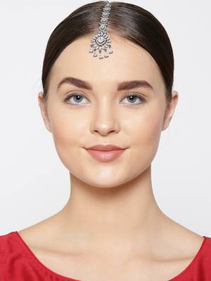 Silver maang-tikka 2