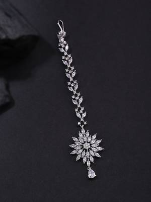Silver maang-tikka 1