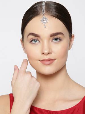 Silver maang-tikka 2
