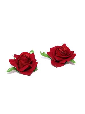 Maroon hair-accessories 2