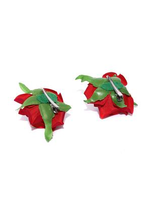 Maroon hair-accessories 4