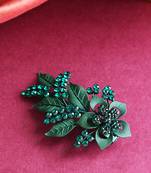 Green hair-accessories