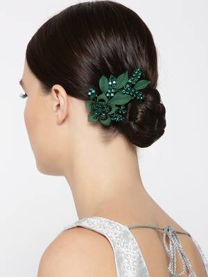 Green hair-accessories 2