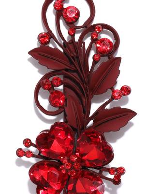 Maroon hair-accessories 3