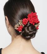 Red hair-accessories