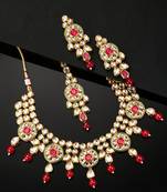 Red necklace-sets