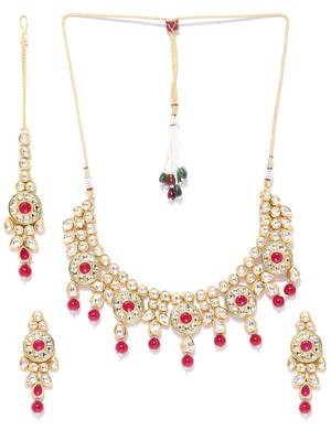 Red necklace-sets 3
