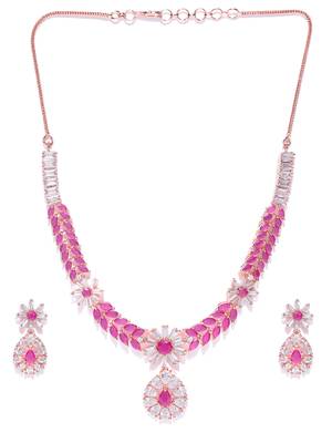 Pink necklace-sets 3