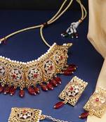 Red necklace-sets