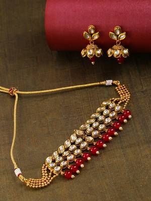 Red necklace-sets 1