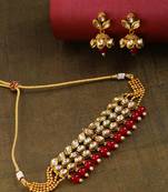 Red necklace-sets