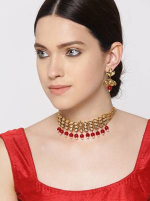 Red necklace-sets 2