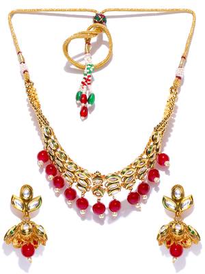 Red necklace-sets 3