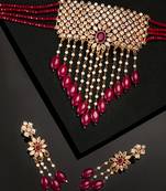 Red necklace-sets