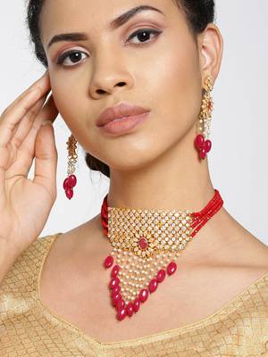 Red necklace-sets 2