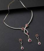 Magenta necklace-sets