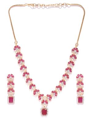 Magenta necklace-sets 4
