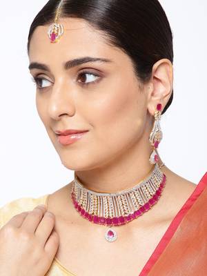 Magenta necklace-sets 2