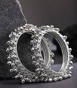 Silver bangles-and-bracelets