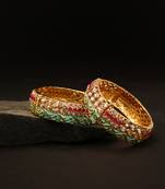 Green bangles-and-bracelets