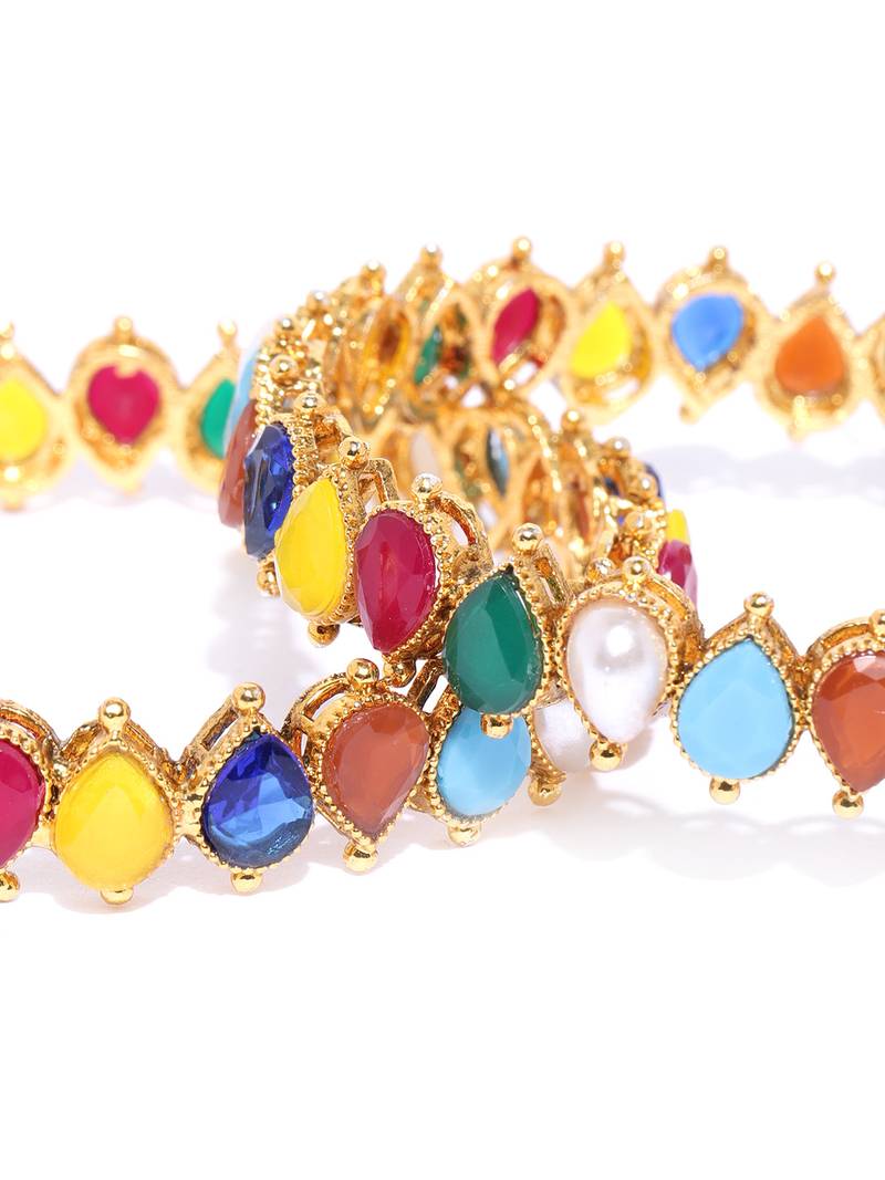 Multicolor banglesandbracelets Priyaasi 3239447