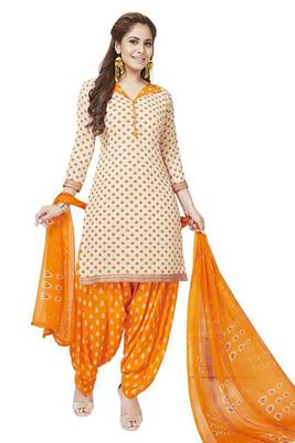 Combo Of 2 Printed Synthetic Unstitched Salwar With Dupatta 3