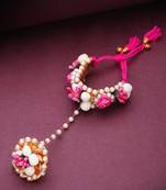 Pink haath-phool-hath-panja