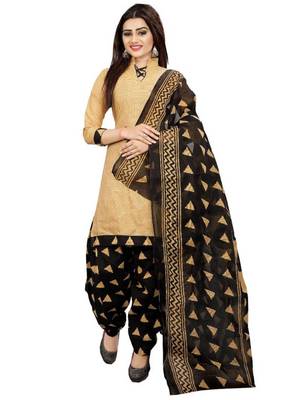 Combo Of 2 Printed Synthetic Unstitched Salwar With Dupatta 3