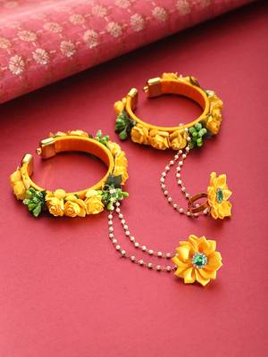 Yellow haath-phool-hath-panja 1