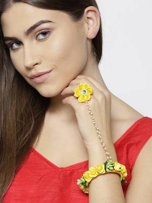 Yellow haath-phool-hath-panja 2