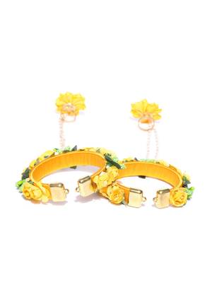 Yellow haath-phool-hath-panja 4