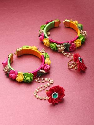 Multicolor haath-phool-hath-panja 1