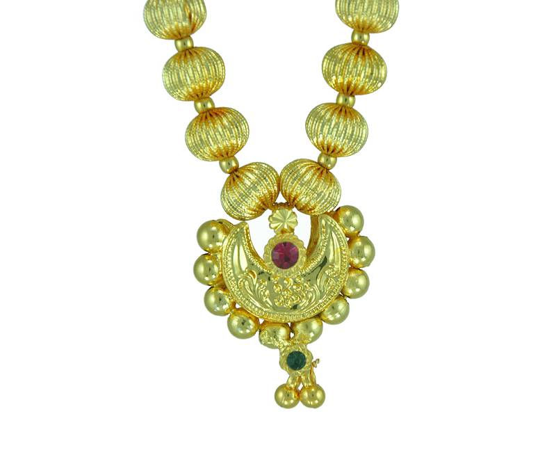 Black Mani Thushi Mangalsutra