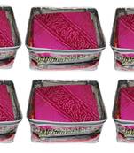 atorakushon   Transparent Saree Cover Garments Storage Bags Wardrobe Organizer Pack of 6 (Silver)