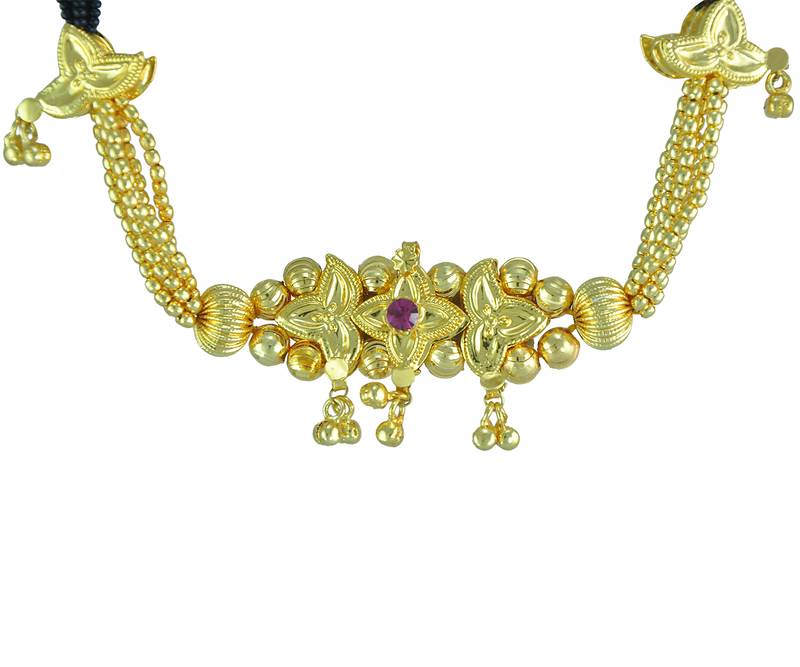 Black Mani Thushi Mangalsutra