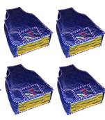 atorakushon   Parashute Fabric Blouse Cover Garments Wardrobe Organizer Pack of 8 (Blue)