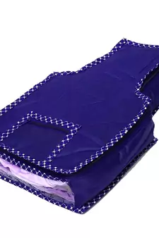 atorakushon   Parashute Fabric Blouse Cover Garments Wardrobe Organizer Pack of 16 (Blue)