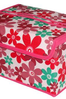 atorakushon pink Organiser Necklace Pouch Vanity Box Traveling Kit for Women
