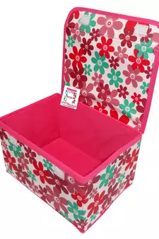 atorakushon pink Organiser Necklace Pouch Vanity Box Traveling Kit for Women