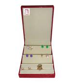 atorakushon   Brown Multipurpose Ring Earring Jewellery Box Organiser Easy to Carry