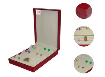 atorakushon   Brown Multipurpose Ring Earring Jewellery Box Organiser Easy to Carry 3